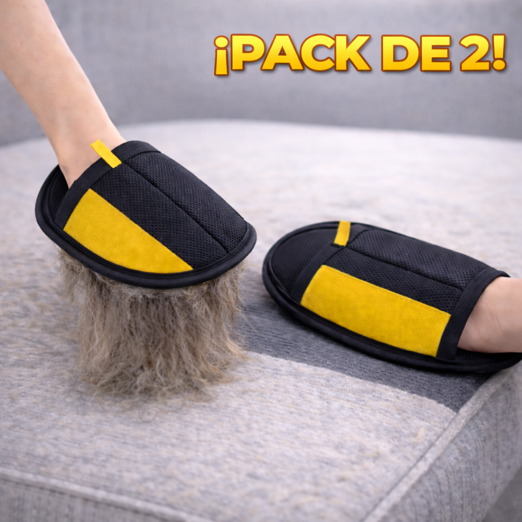 Guantes estáticos atrapa pelos de mascotas