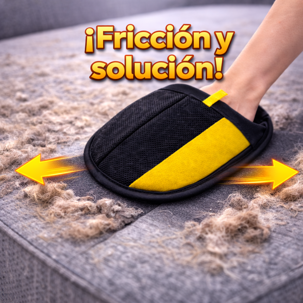 Guantes estáticos atrapa pelos de mascotas